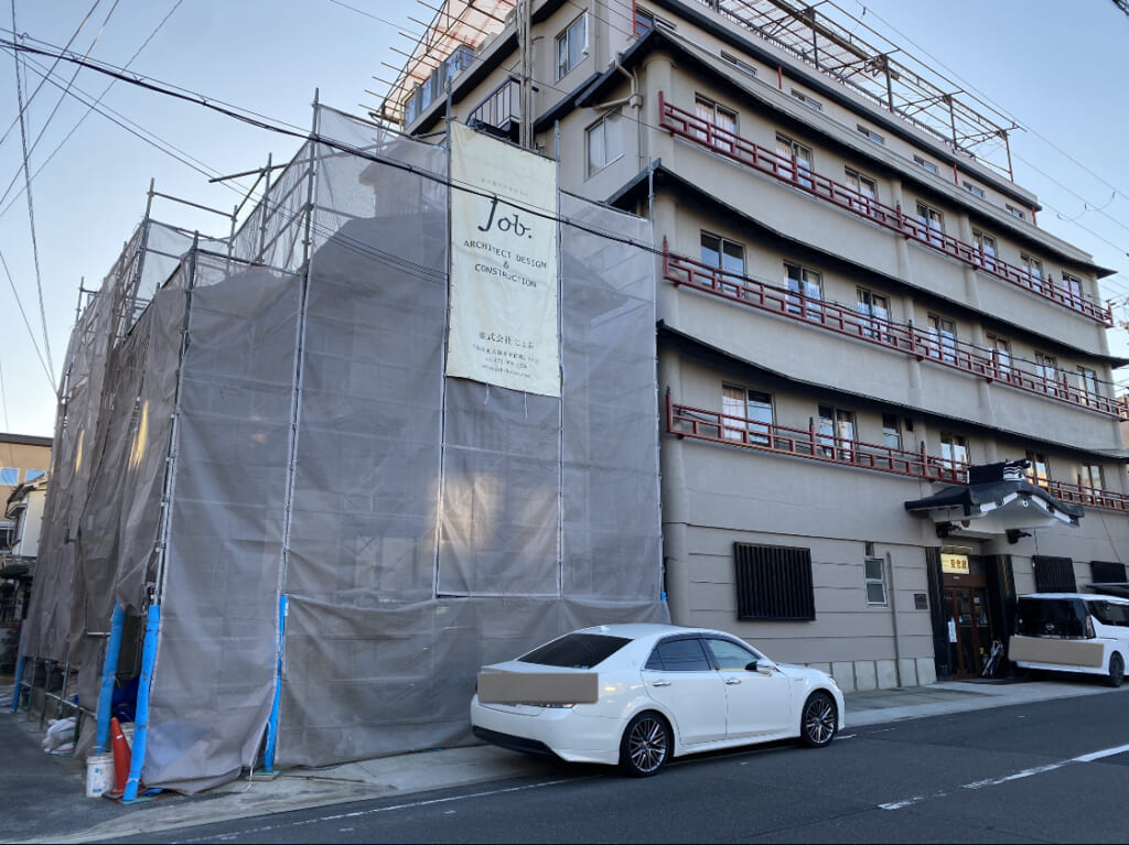 念々堂工事中