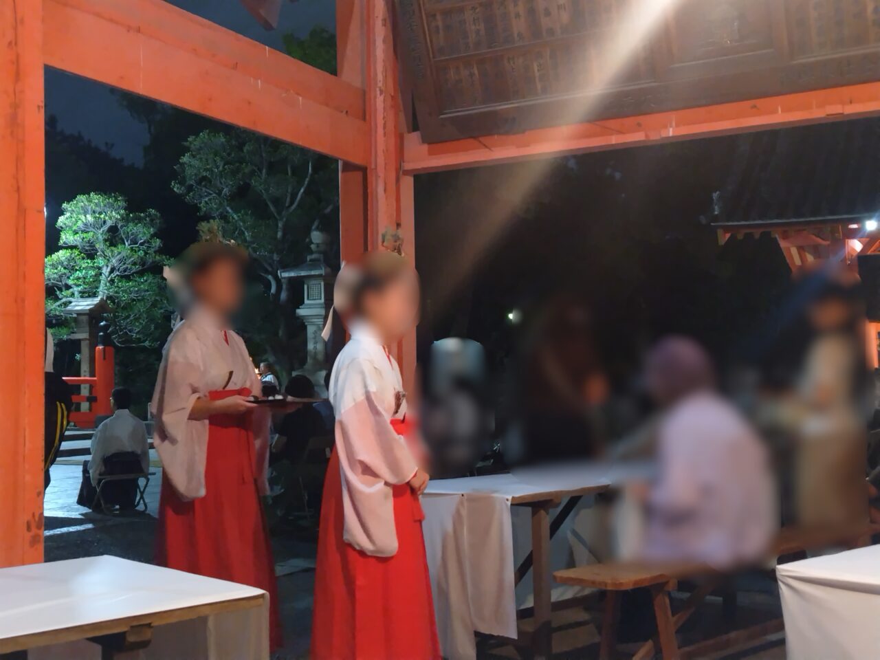 お茶席